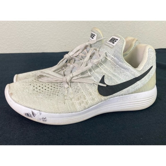 Nike Women's Lunarepic Flyknit‎ 2 Gray Running Shoes Sz 8 863780-100 - Picture 6 of 11